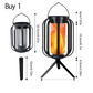 🏮 Enjoy 50% off now! ☀️ Solar Flickering Flame Lantern—waterproof and automatic—realistic warm light, perfect for patios, gardens, or pathways—no wiring required 🌙