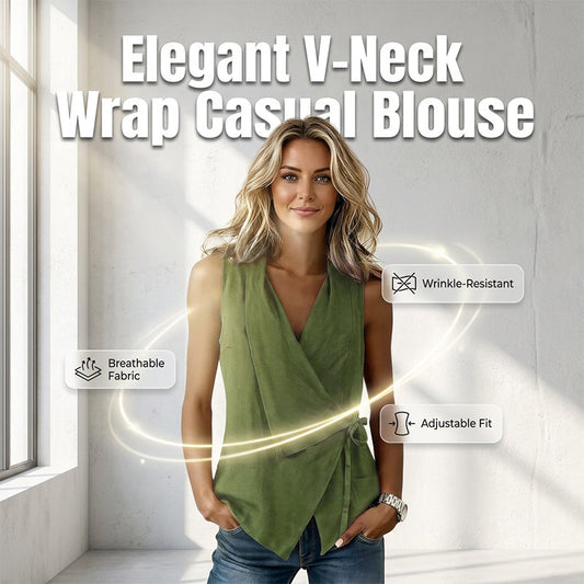 🔥49% OFF Women's Halter Sleeveless Casual Blouse, Soft Breathable Summer Tank Top, Elegant Loose Fit Daily Shirts for Vacation & Streetwear