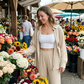 👗 49% OFF NOW! ☀️ Women's Soft Casual Top & Wide-Leg Pants Set – Lightweight & relaxed fit – Effortless comfort, perfect for summer days or lounging 🌸✨