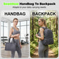 🎒 ✨Foldable Convertible Backpack Tote 3-in-1 Travel Bag – Backpack, Bag & Shoulder Bag in one – compact, versatile & perfect for travel, everyday life & work