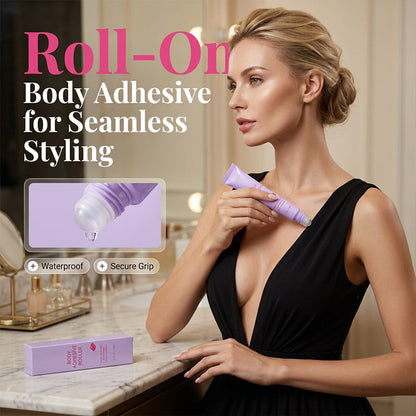 👗🔒 Fashion tape roll-on – secure tops, straps & socks, skin-safe & sweat-proof!