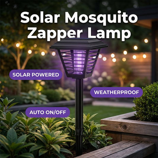 Solar-Powered 2-in-1 Mosquito Zapper & Garden Light