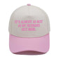 🧢 Color-block embroidered baseball cap—offers sun protection while making a bold style statement ☀️