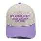 🧢 Color-block embroidered baseball cap—offers sun protection while making a bold style statement ☀️