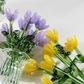🌷 Glass flower vase set – vibrant, compact, maintenance-free forever!