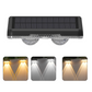 🏡☀️ No Electricity Bills, Just Beautiful Outdoor Light –Solar Outdoor Wall Light – 3 Color & Rainbow✨