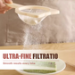 📢📢 50% OFF !! 🍳 ULTRA-FINE 120-MESH KITCHEN SIEVE — Ergonomic handle and removable mesh | Safe, food-grade filter ✨