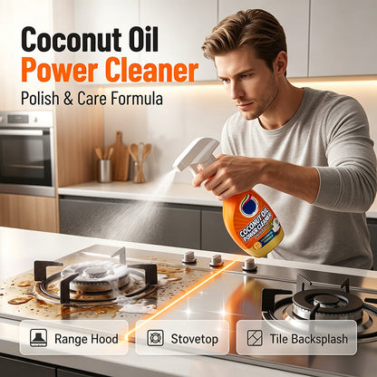 🧽✨ Kitchen degreaser spray – dissolves grease fast, fresh scent, no harsh odors!