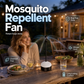 🪰✨ Ventilador repelente – lâminas macias, luz amarela, sem mosquito! 🇧🇷