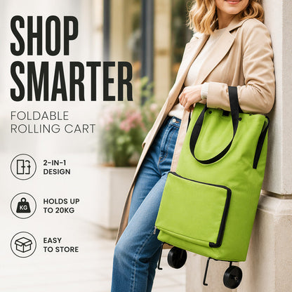 📢📢Limited-Time 50% Off！⏰️Foldable Shopping Trolley Bag