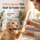 Quiet Electric Pet Nail Grinder with LED Light for Dogs and Cats