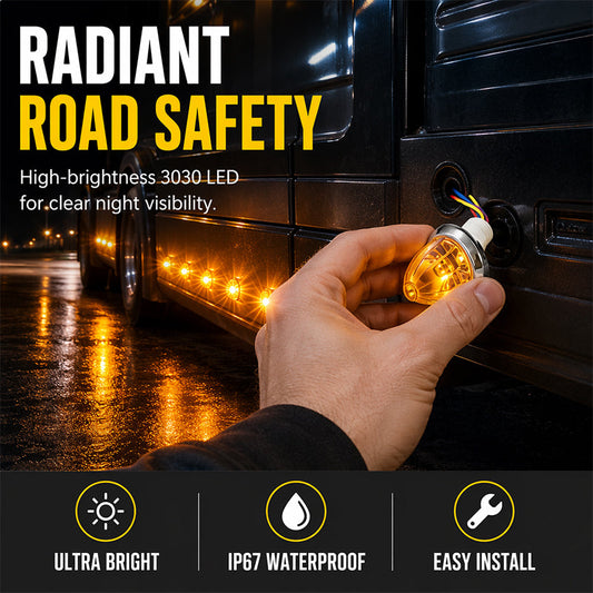 LED Waterproof Truck Side Marker Lights
