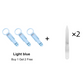 3pcs Nail Clippers with Magnifier & Splash-proof Box