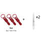 3pcs Nail Clippers with Magnifier & Splash-proof Box