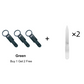 3pcs Nail Clippers with Magnifier & Splash-proof Box