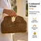 Handwoven Straw Handbag for Women