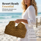 Handwoven Straw Handbag for Women