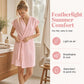 Soft Cotton Blend Absorbent Bathrobe