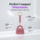Sparkling Rhinestone Mini Purse Keychain