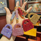 Sparkling Rhinestone Mini Purse Keychain