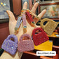 Sparkling Rhinestone Mini Purse Keychain