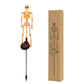 🎃💡 Solar Skeleton Stake Lights – Glow In The Dark, Solar Powered, Easy To Install. Ideal For Haunted Yard, Porch & Walkway! 👻🪦✅