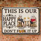 Vintage Style Wooden Hanging Sign
