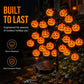 Waterproof Halloween Pumpkin Solar Branch Lights