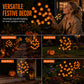 Waterproof Halloween Pumpkin Solar Branch Lights