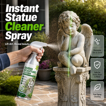 🌿 Buy 2, Get 1 FREE ✨ Powerful Cleaning Spray for Garden Sculptures – Removes Dirt & Restores a Fresh Look 🗿