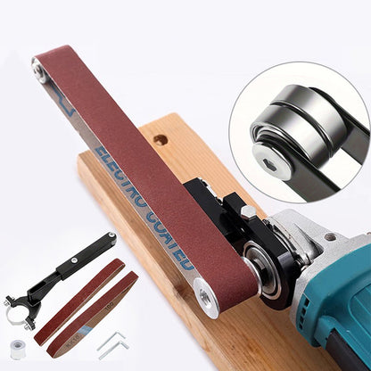 🔧✨ Angle grinder belt sander – rust removal, polishing, compact & durable!