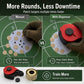 🎯🔫 Auto-peel target sticker dispenser – reload fast, gloves-on, rugged & durable!