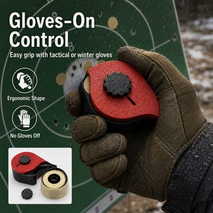 🎯🔫 Auto-peel target sticker dispenser – reload fast, gloves-on, rugged & durable!