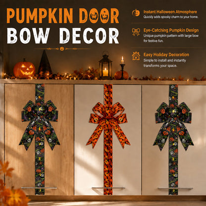 LED Lighted Halloween Cabinet Bow Decoration