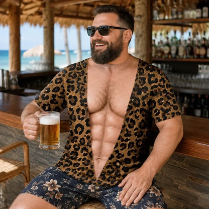 Men's Funny Muscle 3D Printed Tee