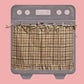 Farmhouse Ruffled Oven Door Skirt