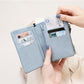 Large-Capacity Clutch Wallet with Multiple Card Slots