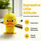3D Printed Angry Yellow Duck Desk Toy