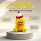 3D Printed Angry Yellow Duck Desk Toy