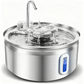 Stainless Steel Automatic Filtering Cat Water Fountain
