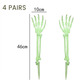 Halloween Skeleton Hand Yard Stake Decoration