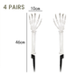 Halloween Skeleton Hand Yard Stake Decoration