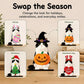 🎄🎃 Limited Time Deal – Interchangeable Wooden Seasonal Animal Decor 🐶✨ | 26-Piece Magnetic Holiday Outfit Set for Year-Round Home Display
