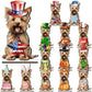 🎄🎃 Limited Time Deal – Interchangeable Wooden Seasonal Animal Decor 🐶✨ | 26-Piece Magnetic Holiday Outfit Set for Year-Round Home Display
