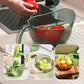 🍚 Wash Rice Without Losing a Grain – Fine Mesh Colander Bowl with Handle. UK Stock