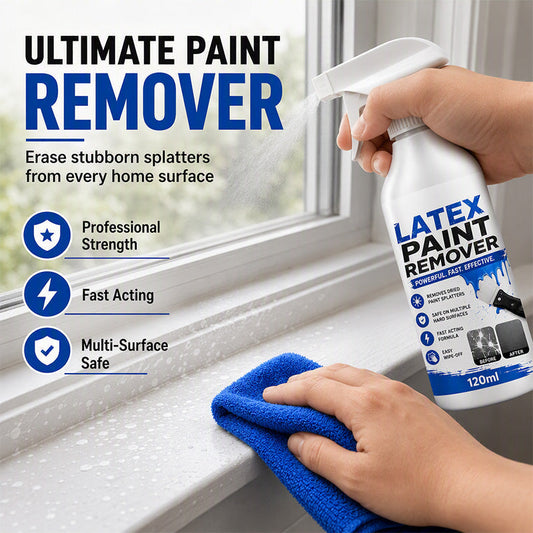 🧽 Fast-Acting Latex Paint Remover Spray – Dissolves Dried Paint in Seconds Without Scratching | LIMITED TIME 🔥