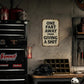 Funny Vintage Metal Wall Sign