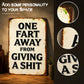 Funny Vintage Metal Wall Sign
