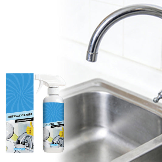 Powerful Limescale Remover Spray for Faucets & Sinks