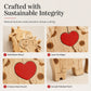 Wooden Family Puzzle Giraffe Ornament